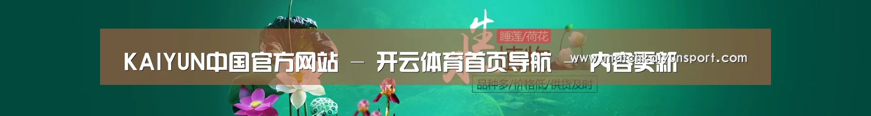 鲜花水草花卉网站模板
